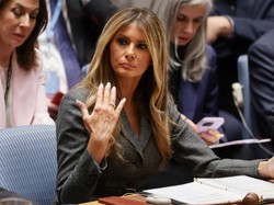 Gaya Lady Boss Melania Trump di Meeting PBB Usai AS Serang Iran