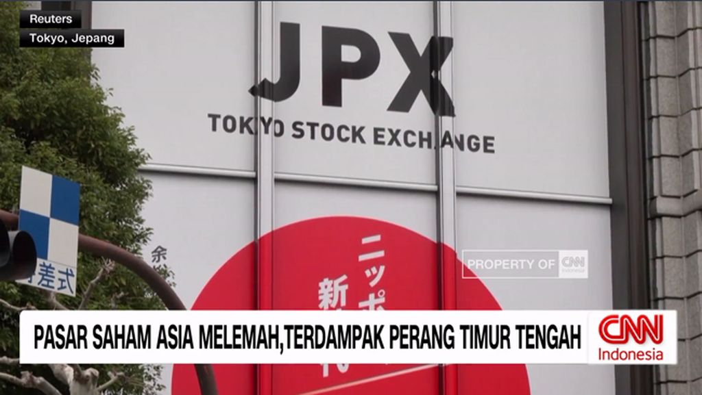 VIDEO: Pasar Saham Asia Melemah, Terdampak Perang Timur Tengah