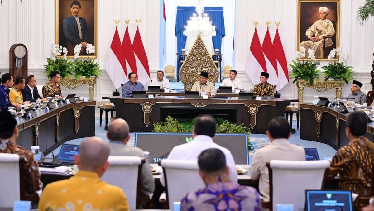 Muzani Ungkap Hasil Diskusi Prabowo dengan Mantan Presiden di Istana