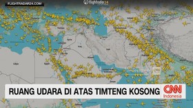 VIDEO: Ruang Udara di Atas Timteng Kosong