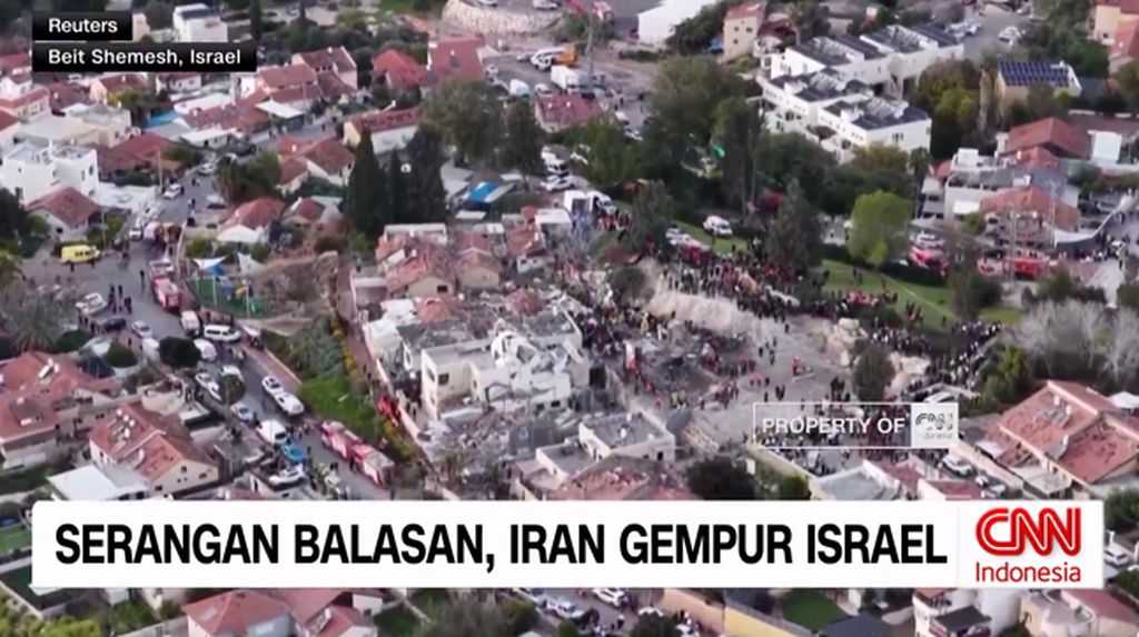 VIDEO: Serangan Balasan, Iran Gempur Israel dan Pangkalan AS