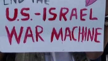 Demo Warga Filipina Kecam Serangan AS-Israel ke Iran