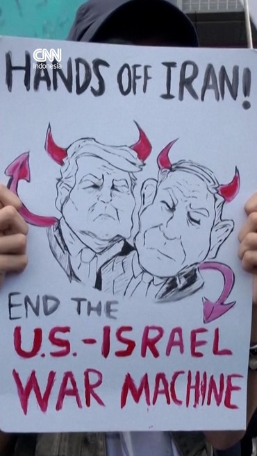 Demo Warga Filipina Kecam Serangan AS-Israel ke Iran