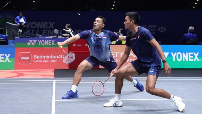 Fajar Alfian/Muhammad Shohibul Fikri akan bertemu Raymond Indra/Nikolaus Joaquin di babak 16 besar All England 2026.