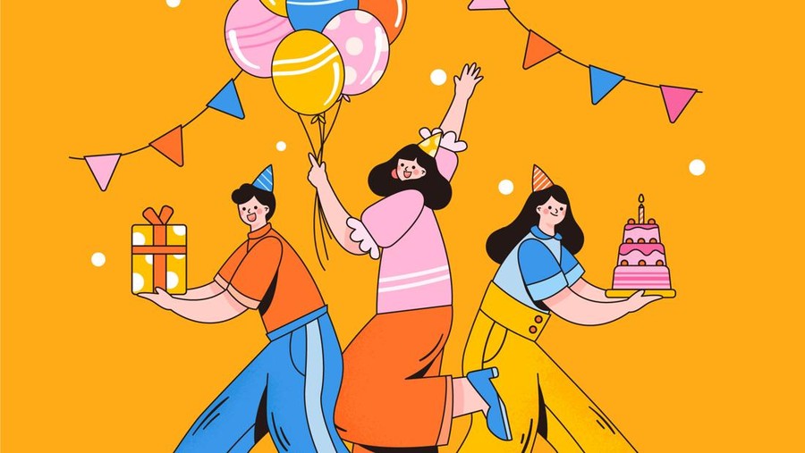 Ilustrasi ulang tahun