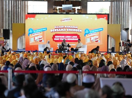 Sahur Jadi Fondasi Kuat Puasa Seharian, Energen Gelar Kajian Ramadhan di Masjid Istiqlal