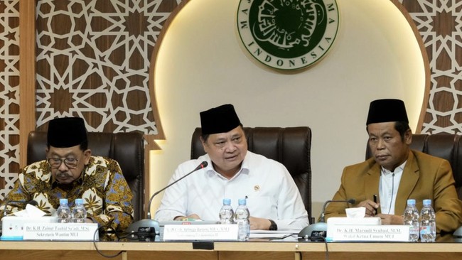 Menko Airlangga menyatakan, pemerintah akan memastikan bahwa kepentingan umat dan kedaulatan ekonomi nasional terjaga dengan baik.