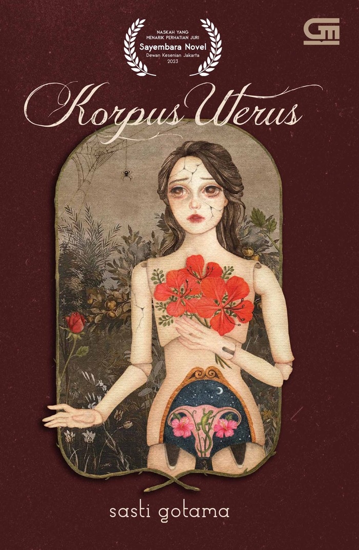 Korpus Uterus adalah novel yang menceritakan tentang Luh yang lahir dari ibu yang tidak menginginkannya, karena ibunya adalah korban pemerkosaan, yang akhirnya membuat Luh memutuskan menjadi seorang ahli aborsi untuk membantu perempuan dengan kehamilan tak diinginkan./ Foto: Goodreads.com
