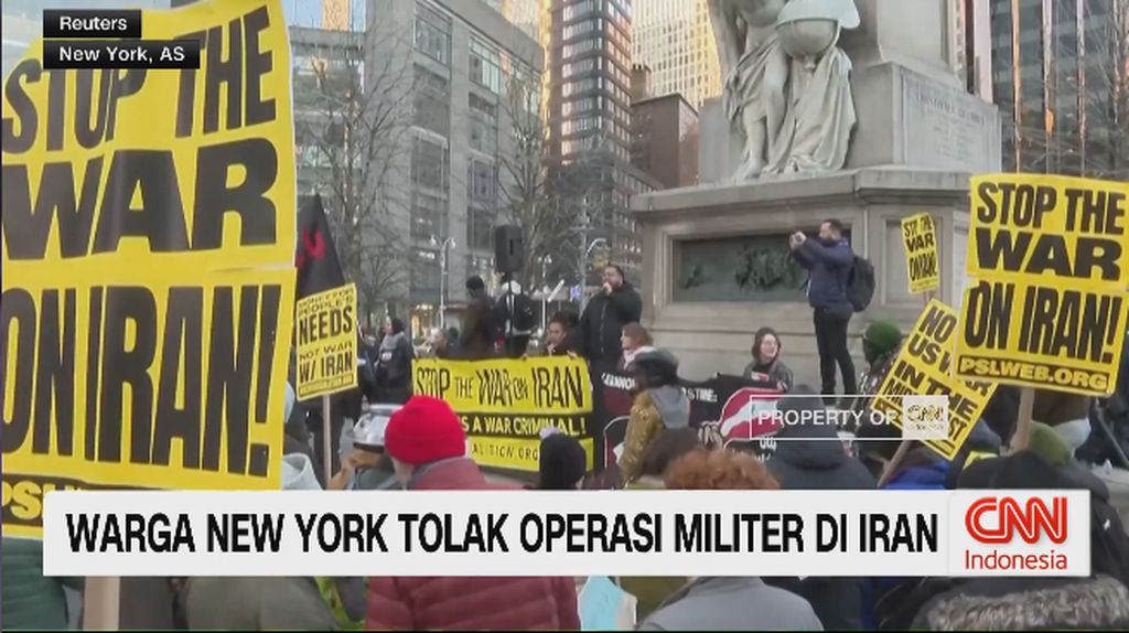 VIDEO: Aksi Warga Dunia Soal Perang AS-Israel Vs Iran