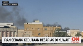 VIDEO: Iran Serang Kedutaan Besar AS di Kuwait