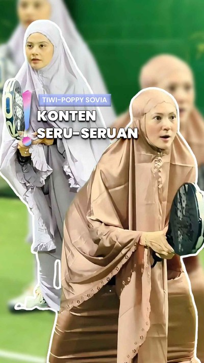 Video: Olahraga saat Puasa, Poppy Sovia-Tiwi Bahas Main Padel Pakai Mukena