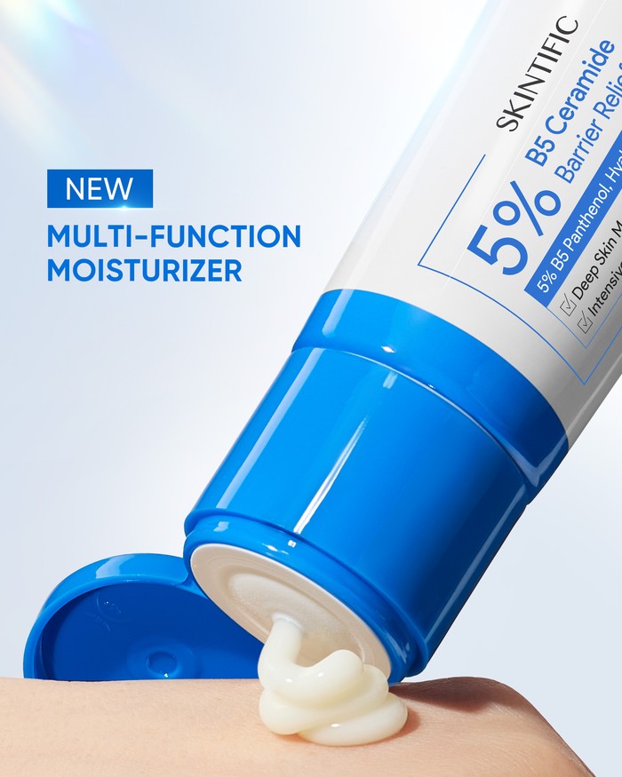SKINTIFIC Rilis 5% B5 Ceramide Barrier Relief Moisturizer untuk atasi kemerahan dan perbaiki skin barrier