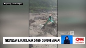 VIDEO: Banjir Lahar Dingin Menerjang Hulu Sungai Gunung Merapi