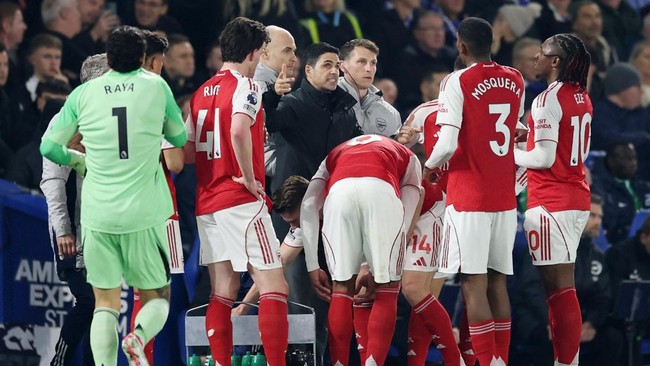 Mikel Arteta merespons kritik pelatih Brighton Fabian Hurzeler setelah Arsenal menang 1-0 pada lanjutan Liga Inggris, Kamis (5/3) dini hari WIB.