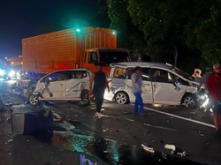 10 Kendaraan Tabrakan Beruntun di Tol Cipularang Arah Jakarta, Lalin Macet 3 Km