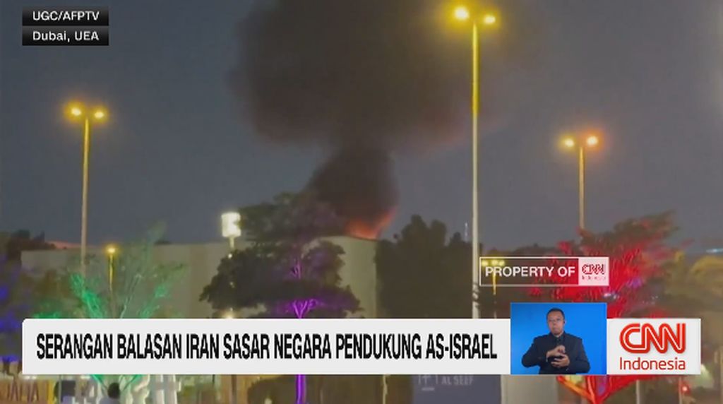VIDEO: Serangan Balasan Iran Sasar Negara Pendukung AS-Israel