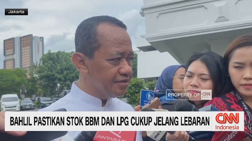 VIDEO: Jelang Lebaran! Bahlil Pastikan Stok BBM dan LPG Aman