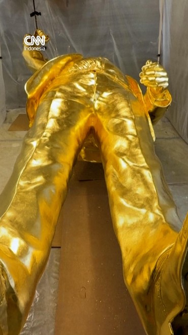 Belum Dibayar Rp1,5 Miliar, Pematung Tolak Serahkan Patung Trump