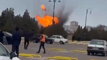 Detik-detik Drone Iran Hantam Bandara di Azerbaijan, 2 Warga Terluka