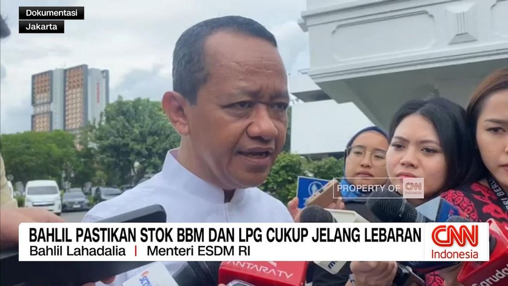 VIDEO: Bahlil Pastikan Stok BBM dan LPG Cukup Jelang Lebaran