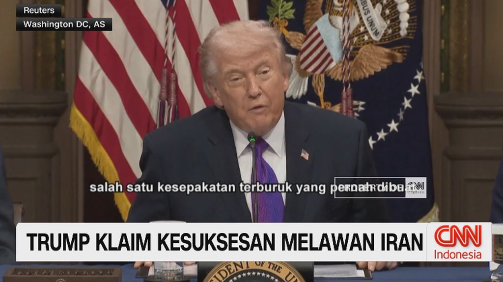 VIDEO: Trump Klaim Kesuksesan Melawan Iran