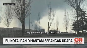 VIDEO: Ibu Kota Iran Dihantam Serangan Udara