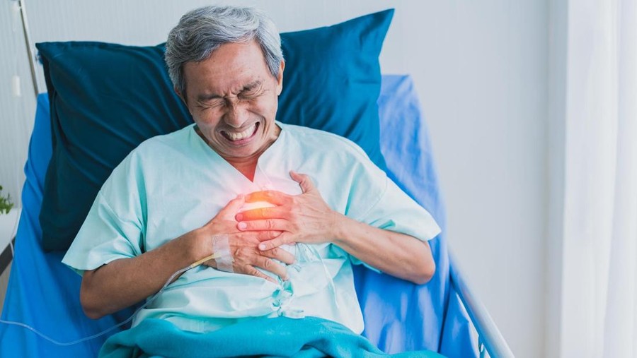 Ilustrasi serangan jantung