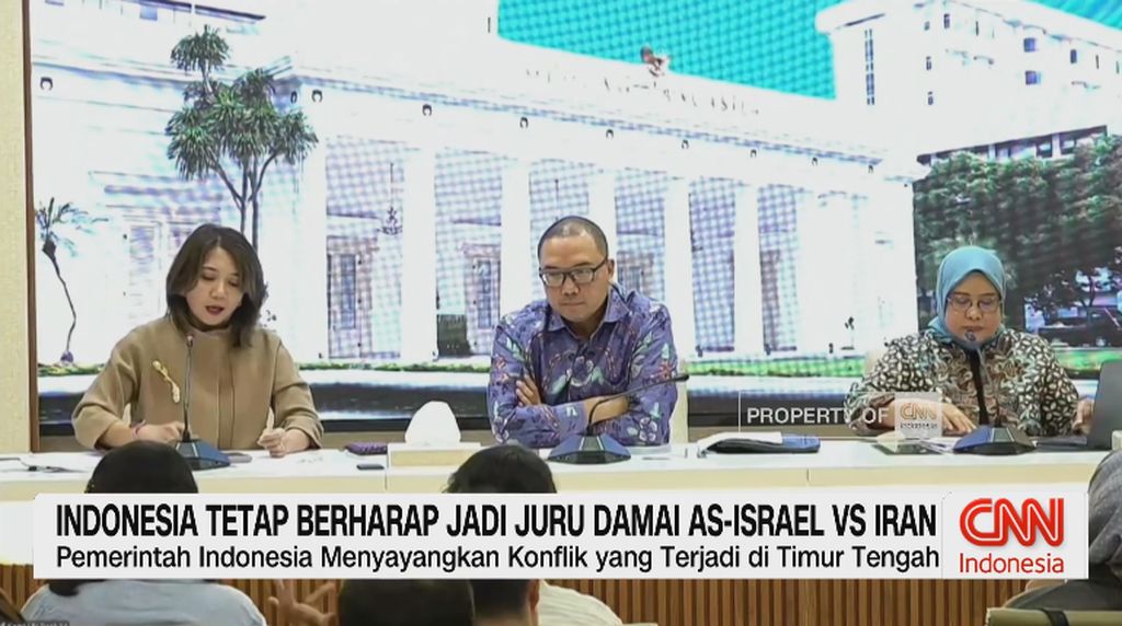 VIDEO: Indonesia Tetap Berharap Jadi Juru Damai AS-Israel vs Iran