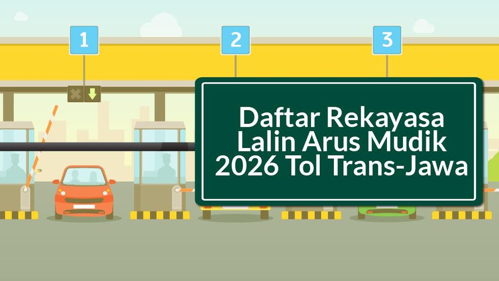 INFOGRAFIS: Daftar Skema Rekayasa Lalin Arus Mudik 2026 Tol Trans-Jawa