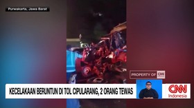 VIDEO: Kecelakaan Beruntun di Tol Cipularang, 2 Orang tewas