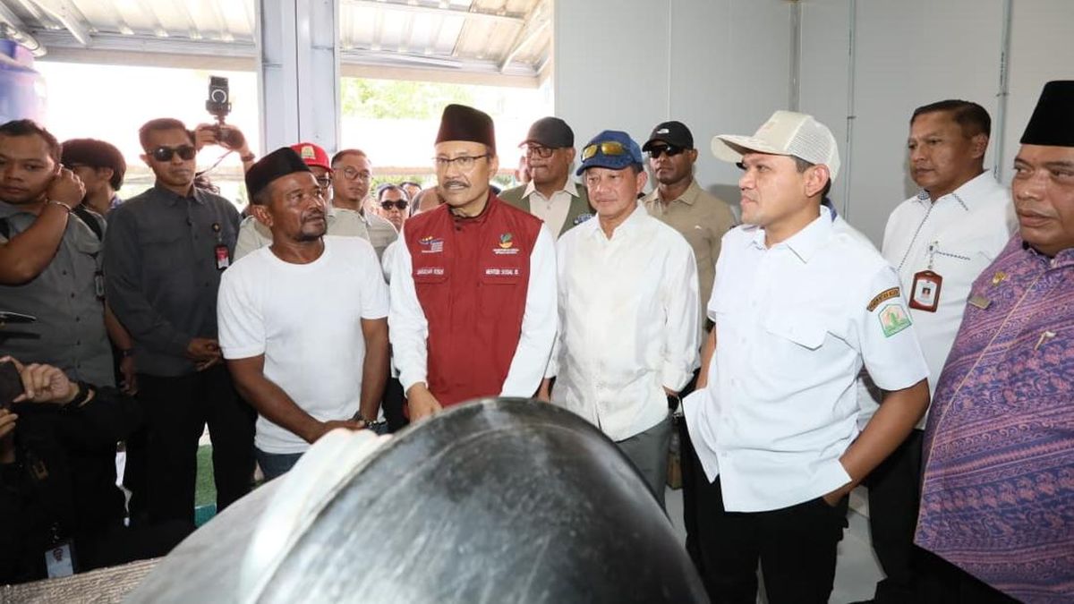 Kasatgas PRR Tinjau Huntara Pidie Jaya Bareng Mensos dan Wagub Aceh