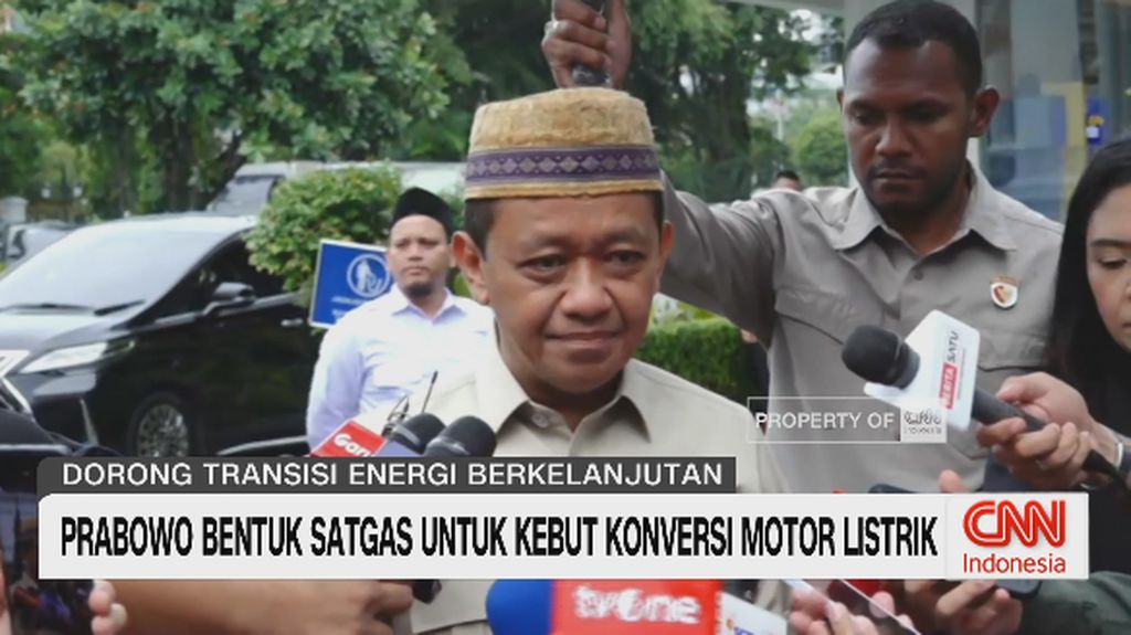 VIDEO: Prabowo Bentuk Satgas Untuk Kebut Konversi Motor Listrik