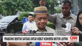VIDEO: Prabowo Bentuk Satgas Untuk Kebut Konversi Motor Listrik