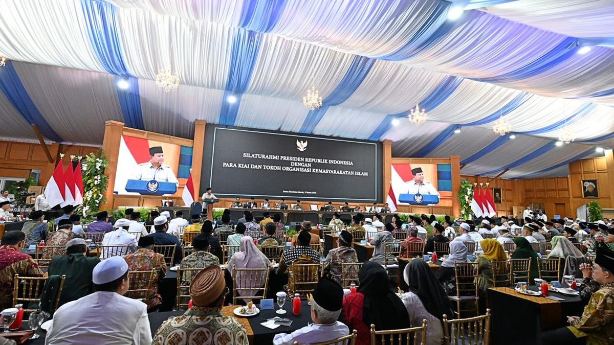 Poin-poin Krusial Bahasan Prabowo dan Jajaran Tokoh Islam di Istana