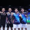 Fajar Alfian/Muhammad Shohibul Fikri dan Raymond Indra/Nikolaus Joaquin tidak jadi iku Australia Open 2026. (Arsip PBSI)