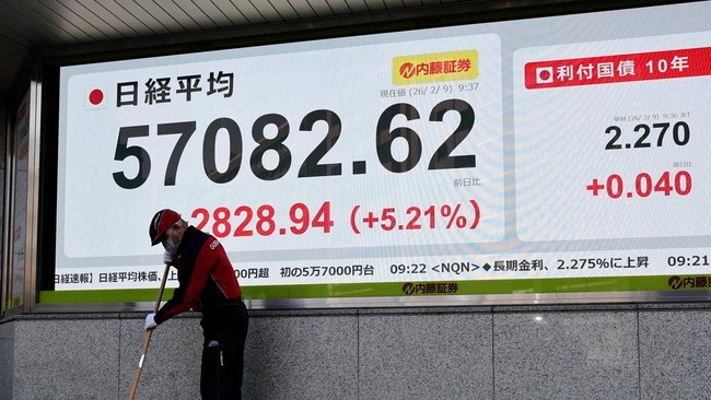 Bursa Asia Bervariasi: Kospi Naik 4,54%, China Tertekan Minyak dan Konflik Timur Tengah