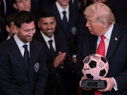 Donald Trump Sanjung Lionel Messi