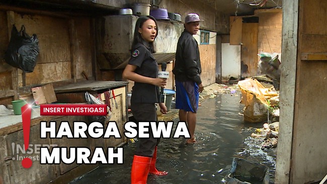 Kehidupan Warga Kolong Tol, Bertahan Meski Berdampingan dengan Banjir