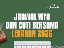 Jadwal WFA dan Cuti Bersama Lebaran 2026