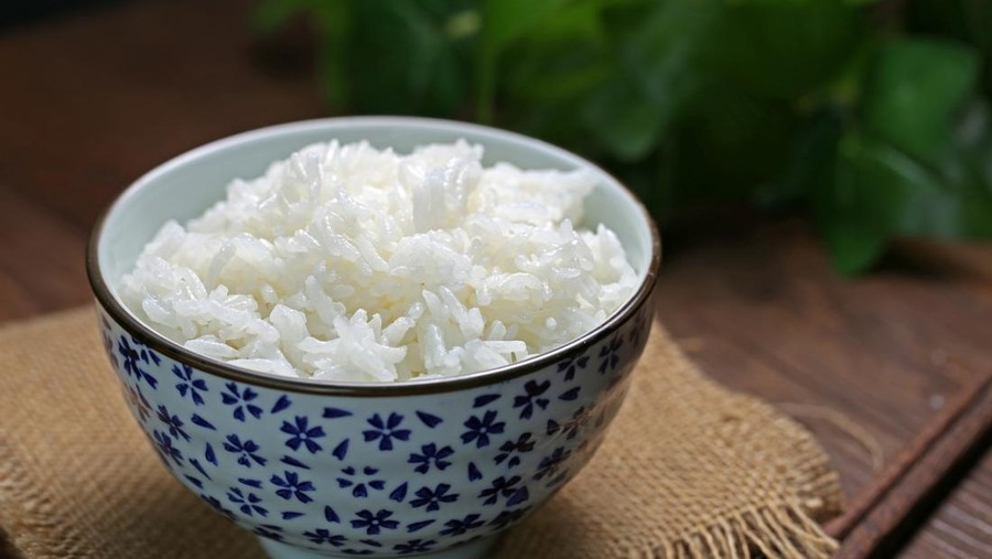 Rice in a bowl