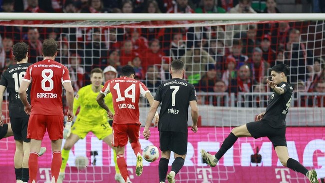 Kevin Diks tampil sebagai pemain inti saat Borussia Monchengladbach kalah dari Bayern Munchen dalam lanjutan liga Jerman.