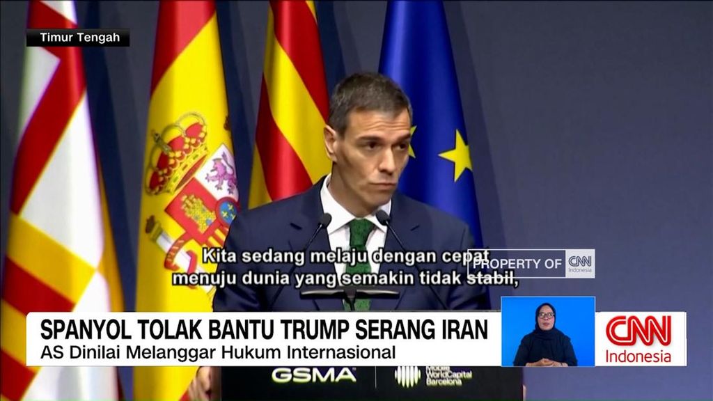 VIDEO: Spanyol Tolak Bantu Trump Serang Iran