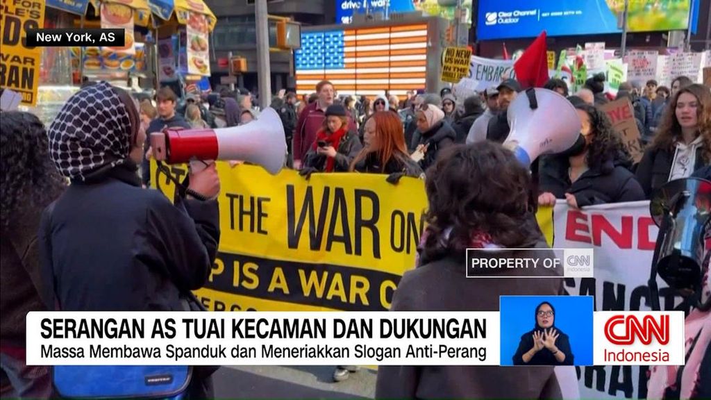 VIDEO: Serangan AS Tuai Kecaman dan Dukungan
