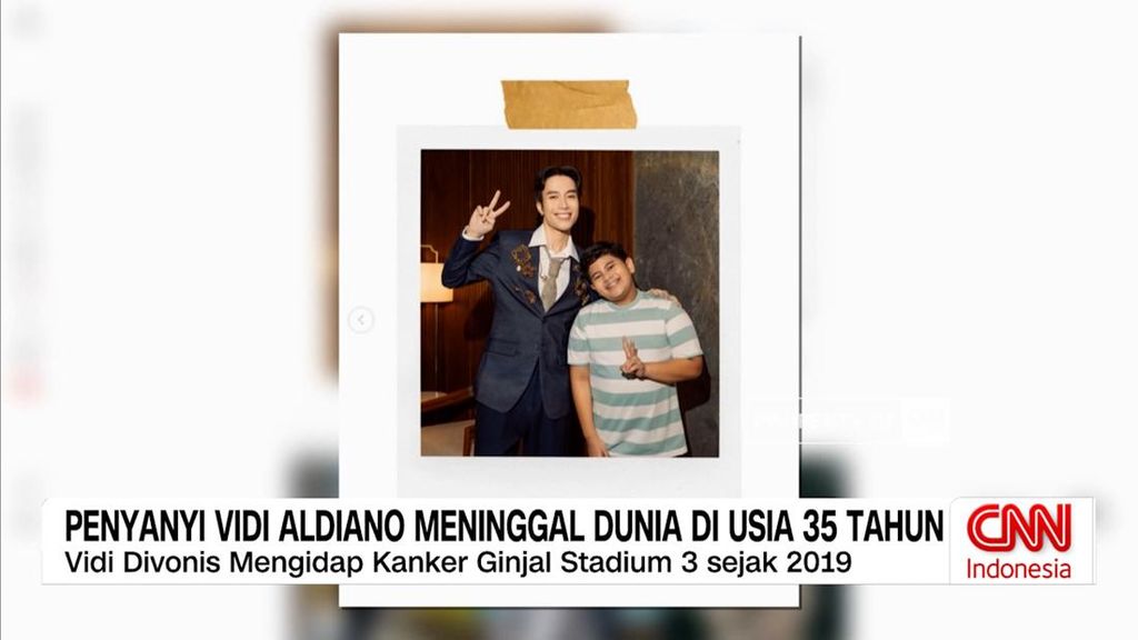 VIDEO: Penyanyi Vidi Aldiano Meninggal Dunia di Usia 35 Tahun