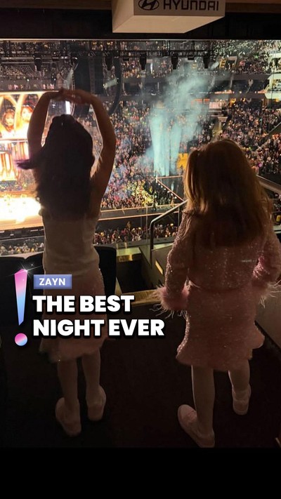 Video: Zayn Malik Bagikan Momen Temani Anak Nonton Konser TWICE