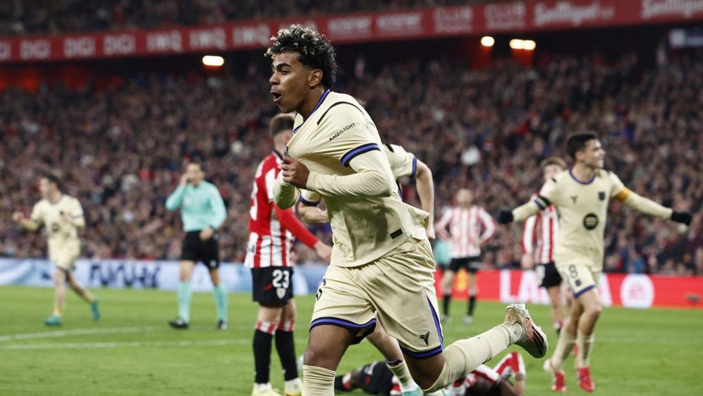 Hasil La Liga: Lamine Yamal Bawa Barcelona Menang Tipis Atas Bilbao
