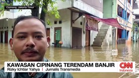 VIDEO: Kondisi Terkini Banjir di Kawasan Cipinang Jakarta Timur
