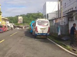 Sopir Elf Mogok-Sweeping Travel Gelap di Cianjur Jelang Lebaran