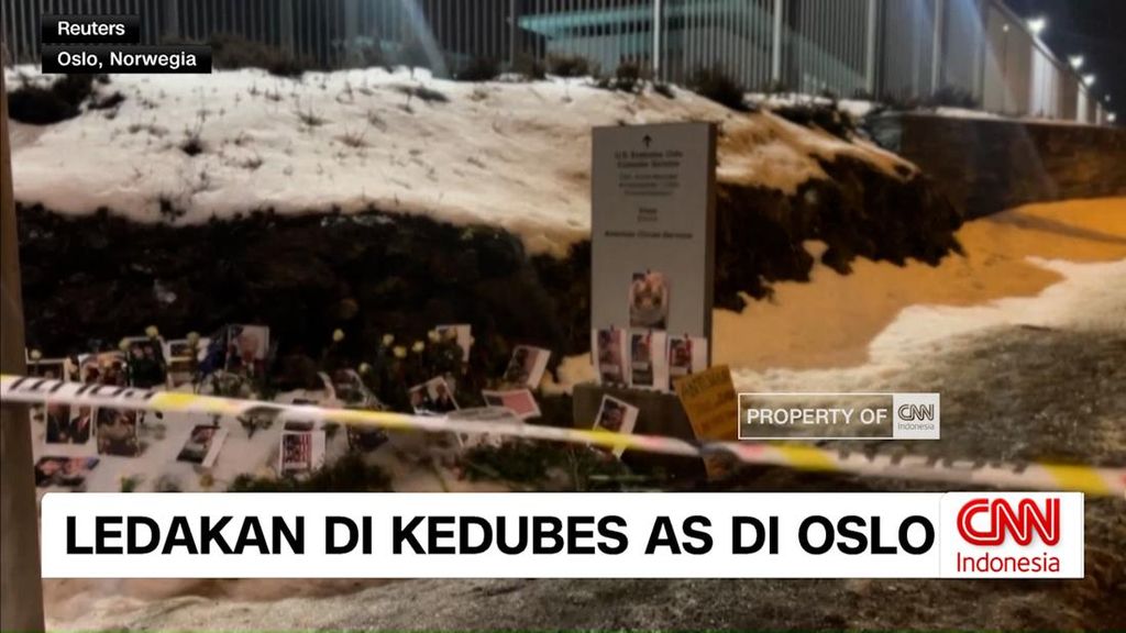VIDEO: Ledakan Terjadi di Kedutaan Besar AS di Oslo