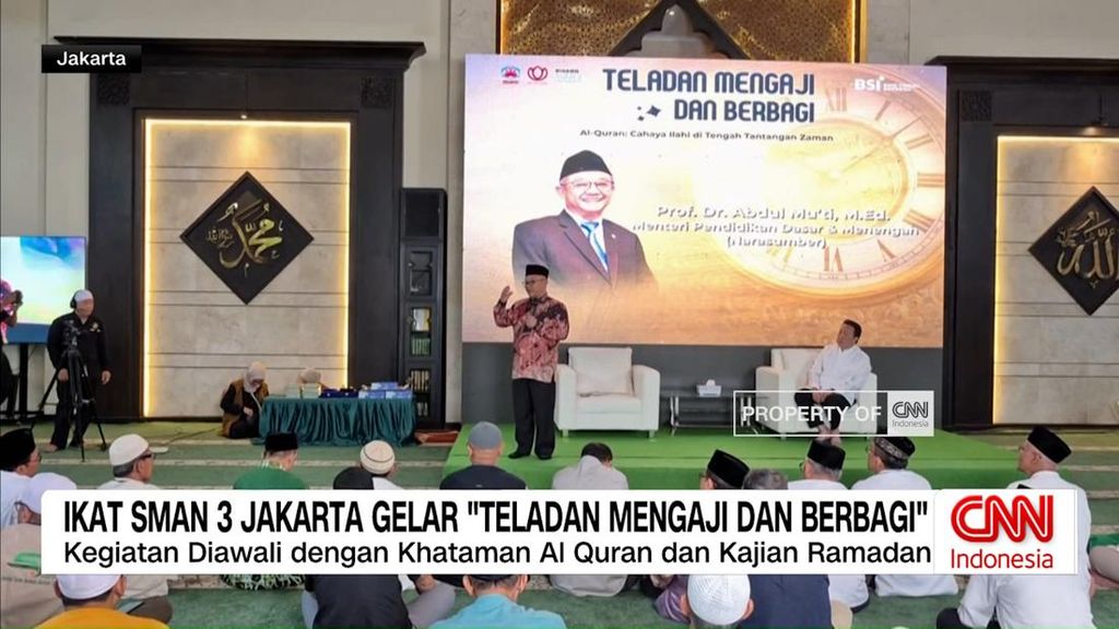 VIDEO: IKAT SMAN 3 Jakarta Gelar Teladan Mengaji dan Berbagi